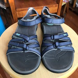 Women's Blue Teva Tirra sandals 8.5